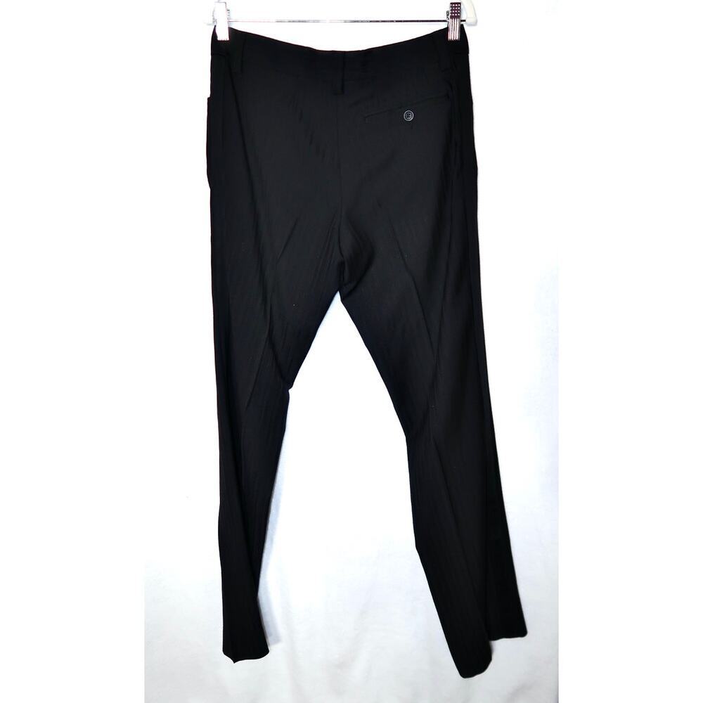 Dolce & Gabbana Straight Leg High Waisted Ribbon Striped Down Sides Size 32 - Picture 5 of 6